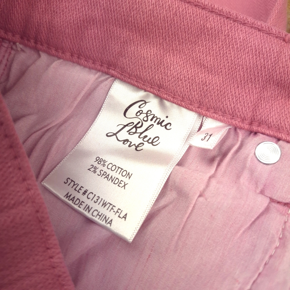 Women's Pink Jeans - Picture 3 of 6